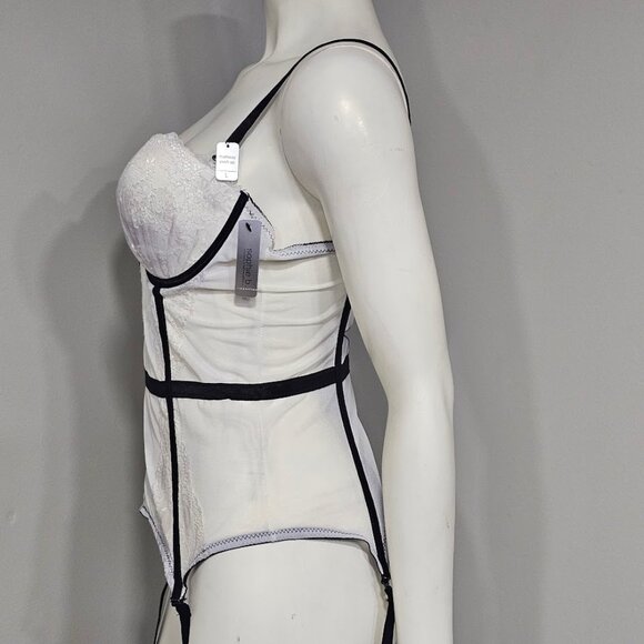 Sophie B Push up  Underwire Corset  White Size Large - Picture 2 of 7